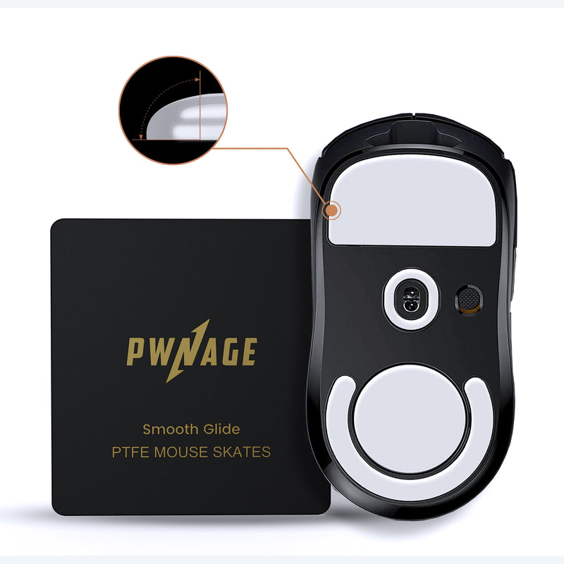 SmoothGlide PTFE Skates for Logitech G Pro Superlight X GPX
