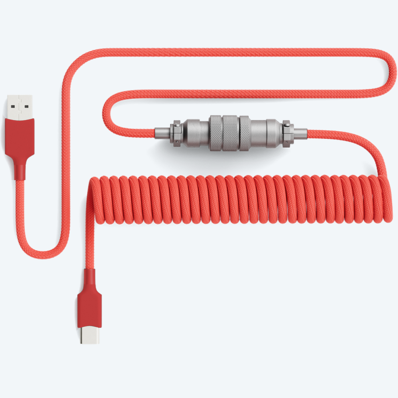 Aviator Coiled USB C Cable - Pwnage