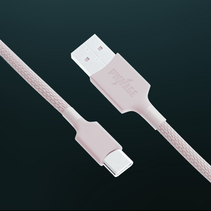 Aviator Coiled USB C Cable - Pwnage