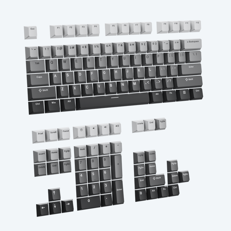 Cherry Profile Dual Shot PBT Keycaps - Pwnage