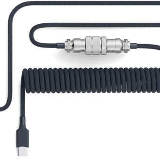 Aviator Coiled USB C Cable - Pwnage