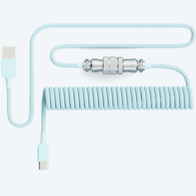 Aviator Coiled USB C Cable - Pwnage