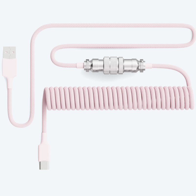 Aviator Coiled USB C Cable - Pwnage