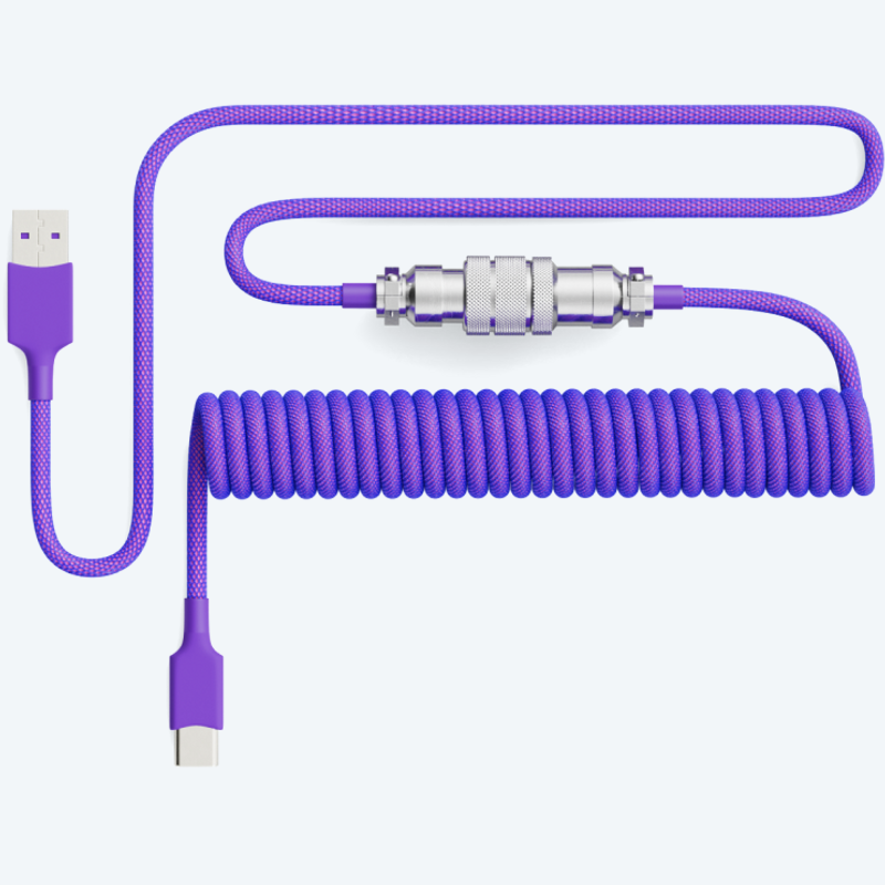 Aviator Coiled USB C Cable - Pwnage