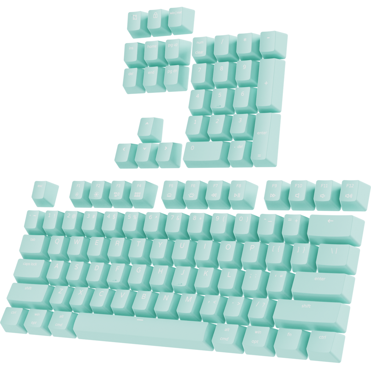 Ultra Custom Full Keycap Set - Double Shot PBT Shine Through