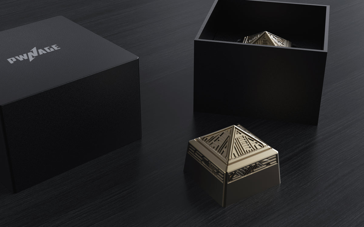 Pwnage Artisan Pyramid Keycap CNC Machined Aluminum