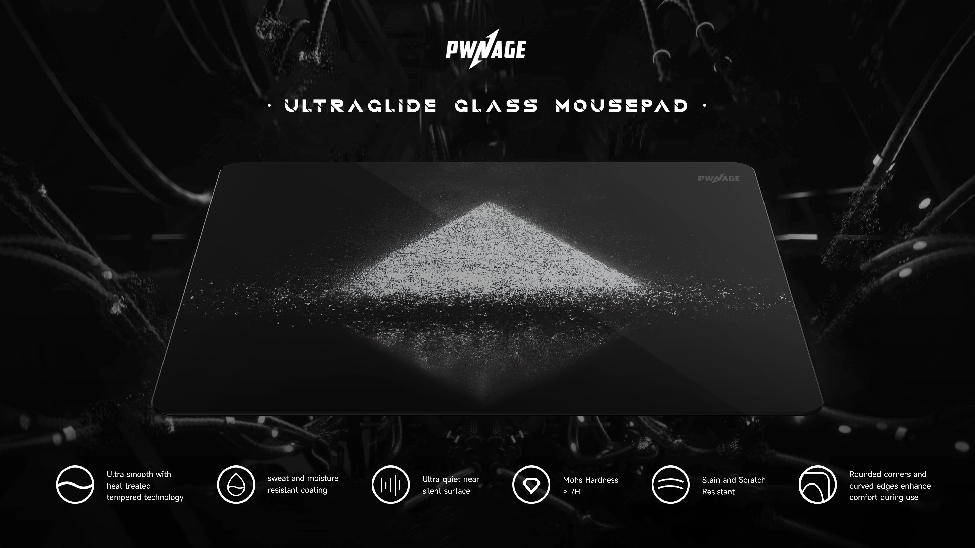 Pwnage Ultra Glide Pyramid Glasspad