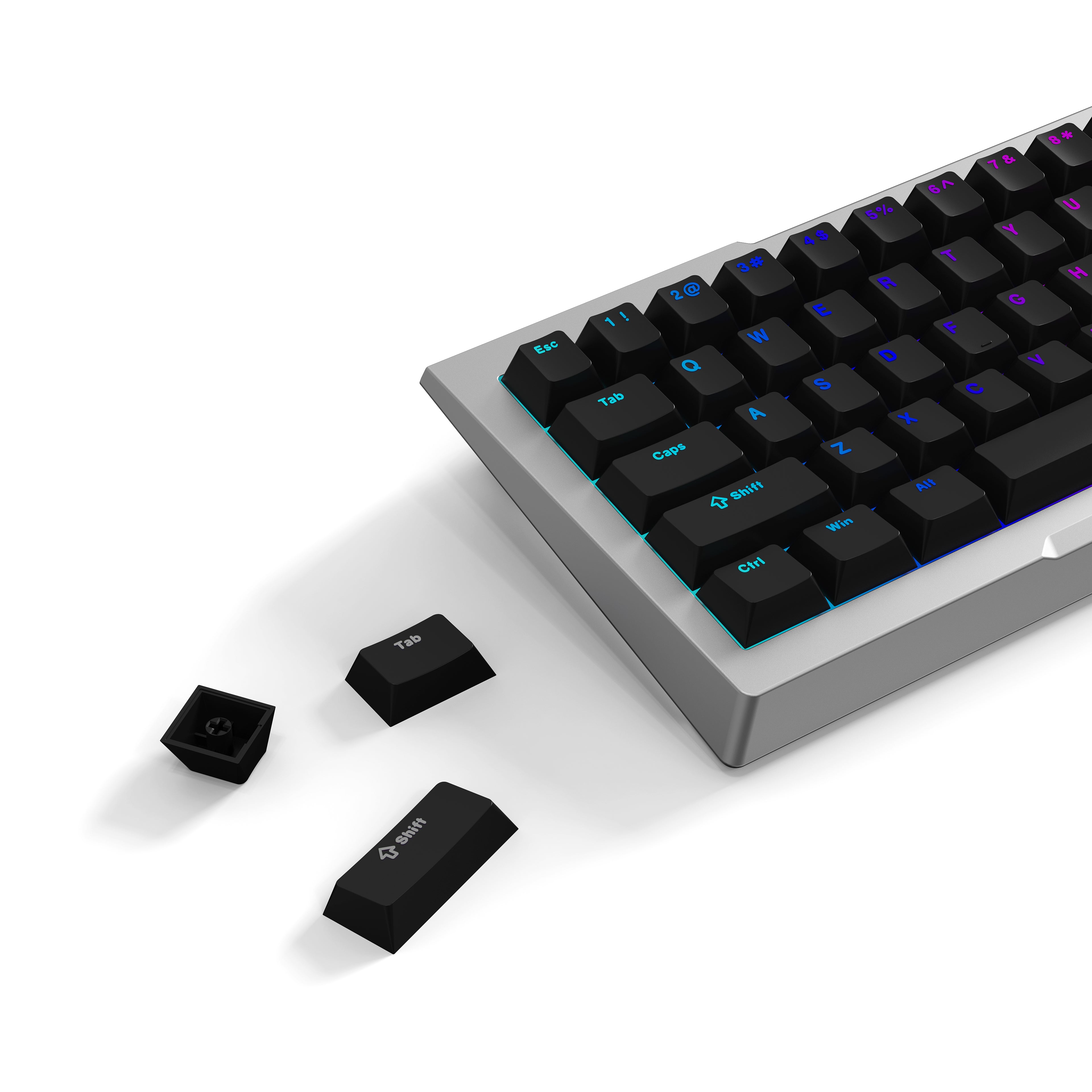 Cherry Profile Dual Shot PBT Keycaps | Pwnage