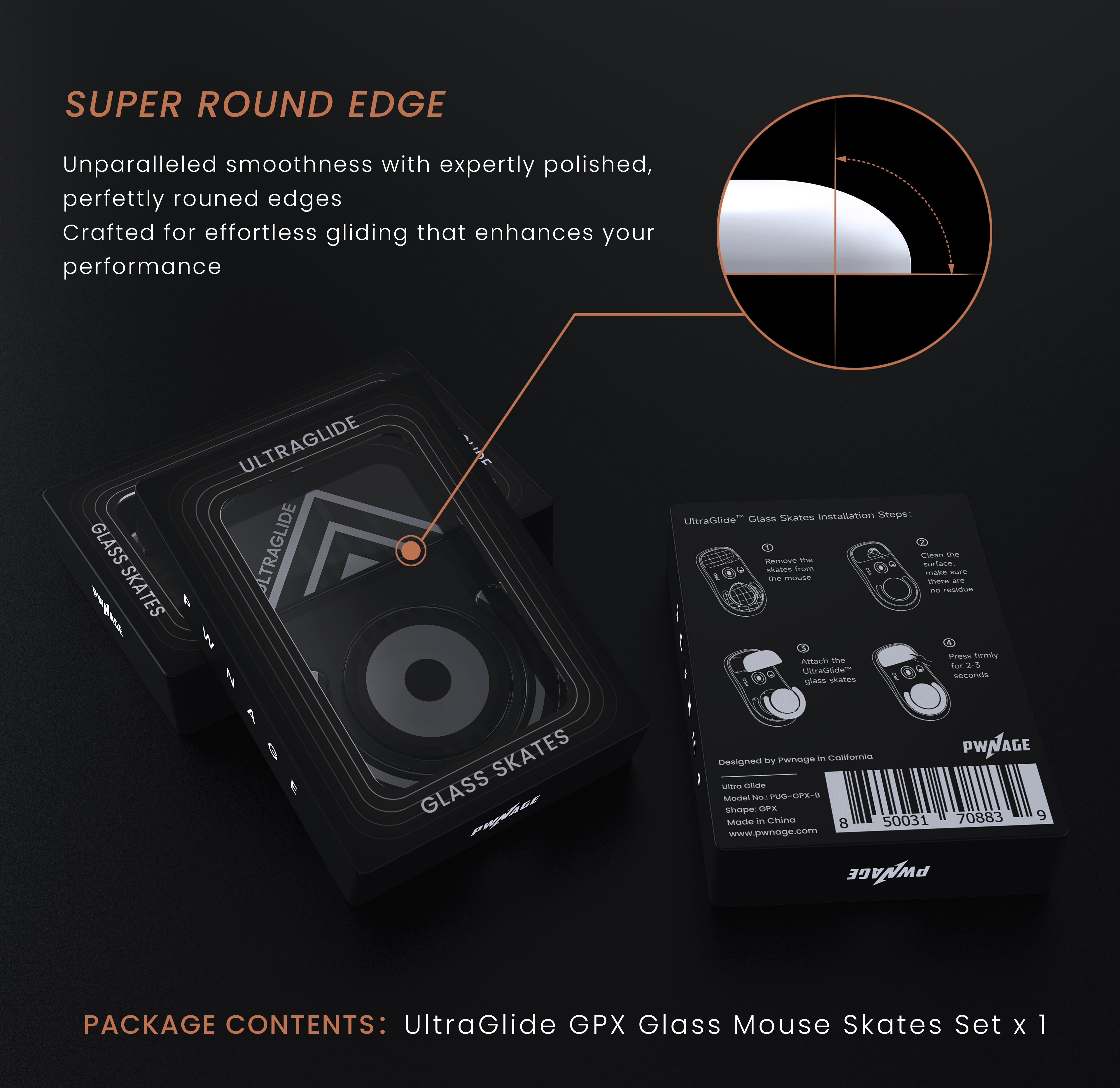 thumbnail image 2 of PTFE Skates For GPROX Superlight Gaming Mouse Replacement PTFE Feet Skates For Logitech G PRO X Superlight Mouse - Smooth Gliding Mouse Feet Mouse Skates 2 of 13