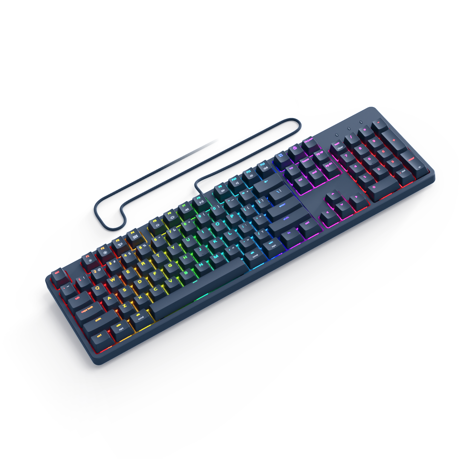 Custom Backlit Keyboard Colors