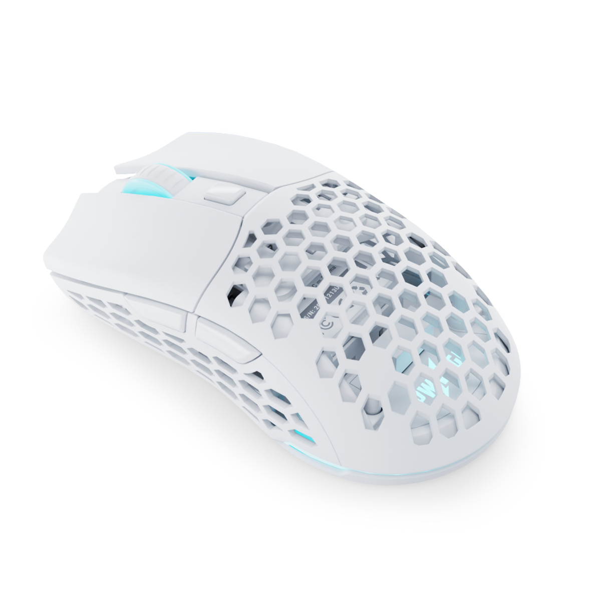 Pwnage Ultra Custom Symm Wireless Gaming Mouse Esports Pro Gamer  Flawless Professional PAW3370 Optical Sensor 19,000 DPI 100% PTFE Skates